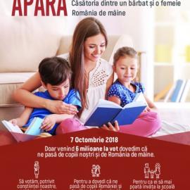 DA, PENTRU FAMILIA TRADIȚIONALĂ